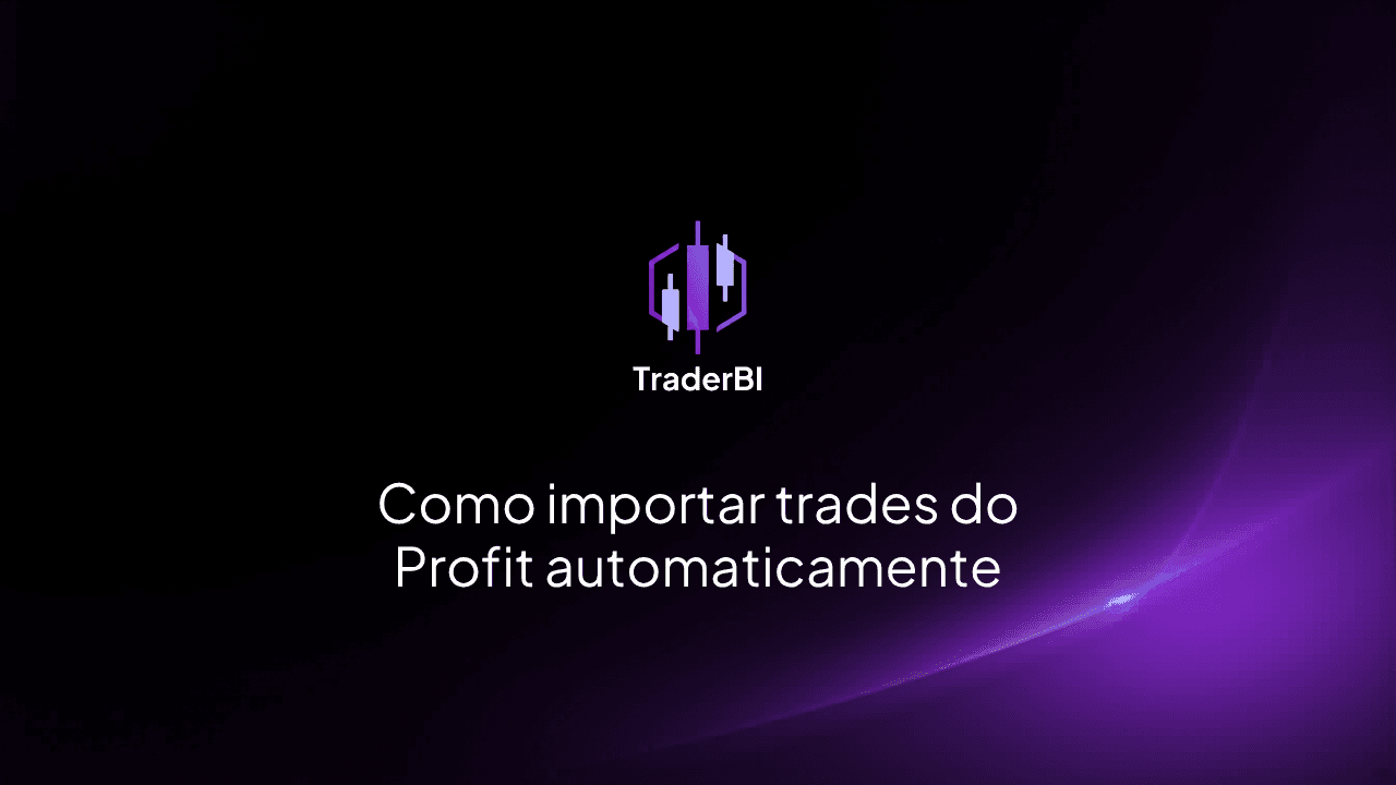 Como importar trades do Profit Pro automaticamente