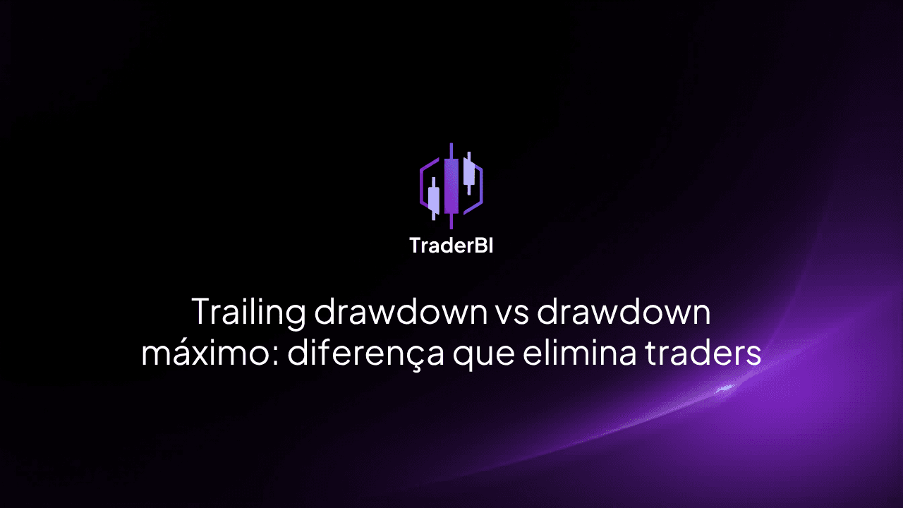 Trailing drawdown vs drawdown máximo: diferença que elimina traders
