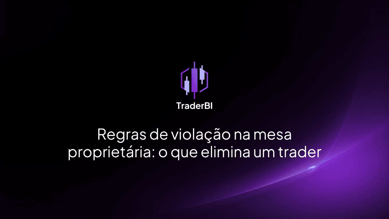 Regras de violação na mesa proprietária: o que elimina um trader